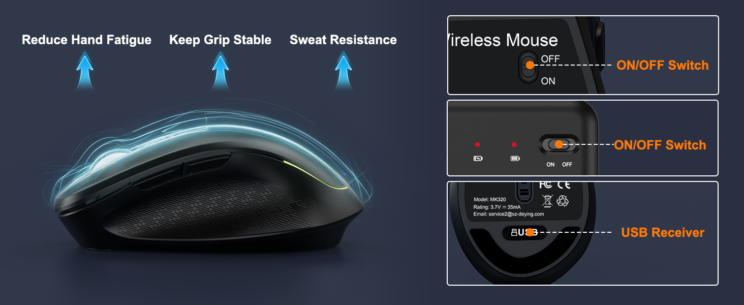 Wireless Keyboard and Mouse Combo -10 Colored Backlits, Phone Holder