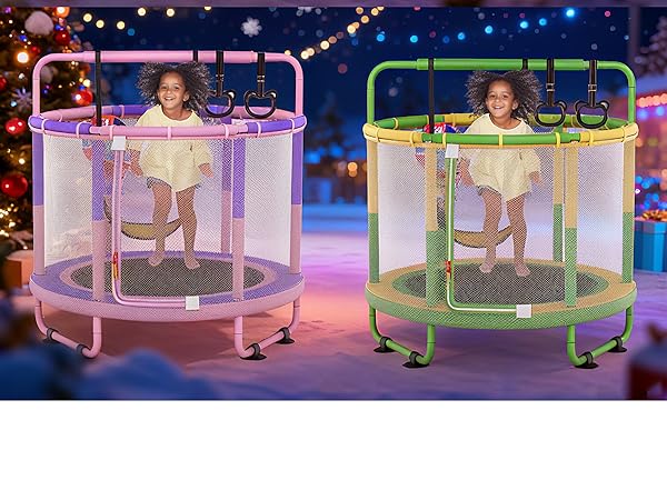 Indoor Trampoline for Kids for Girls Boys
