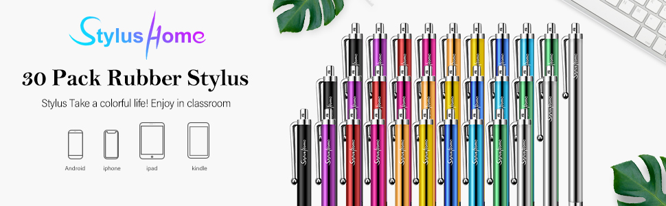 30 pack rubber stylus