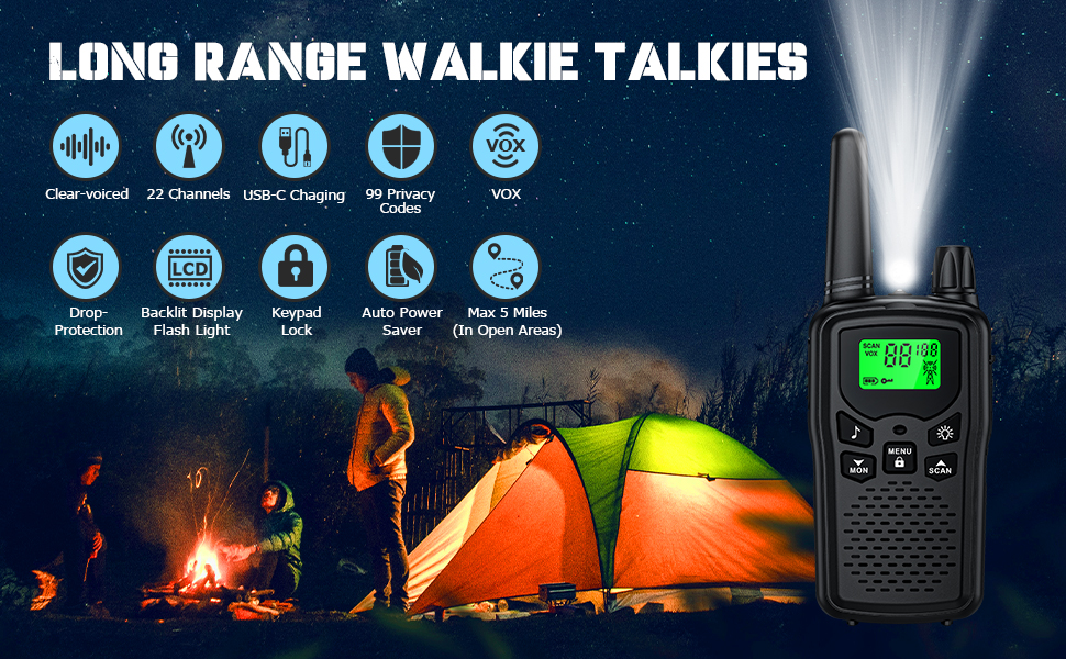 long range walkie talkies