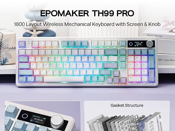 EPOMAKER TH99PRO Wireless Gaming Keyboard