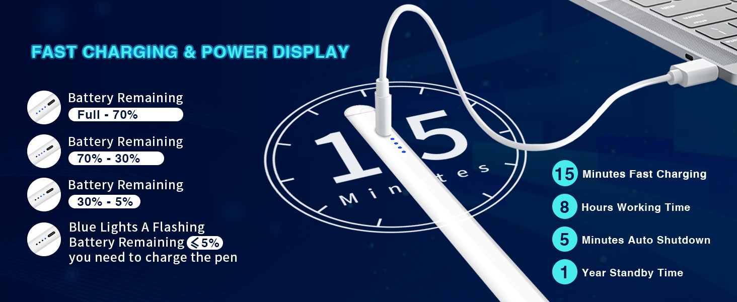 FAST CHARGING &amp;amp; POWER DISPLAY