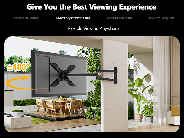 full motion tv wall mount