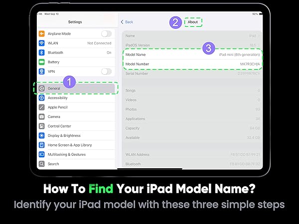Identify your iPad model with these three simple steps.