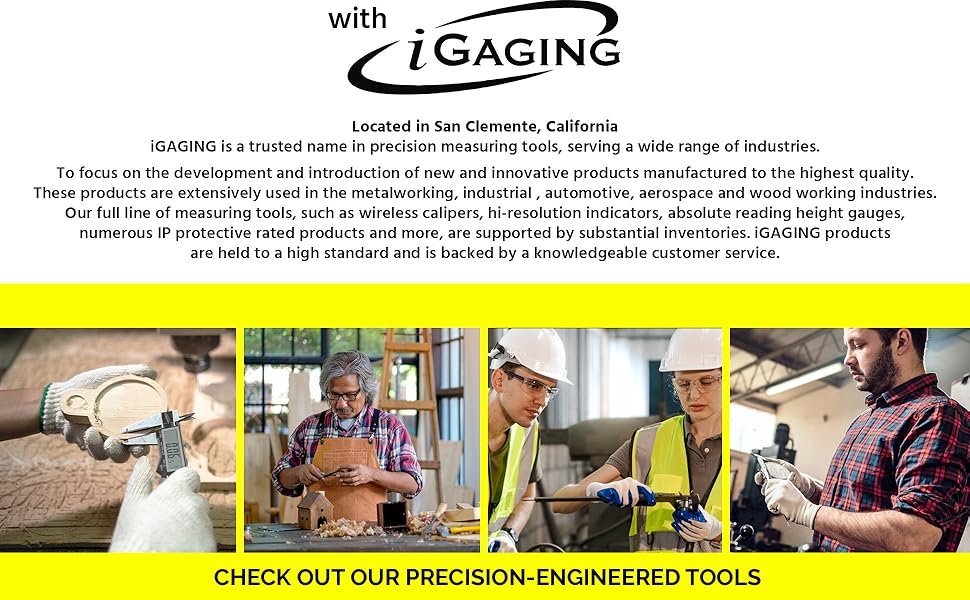 Accurate and lightweight, the digital calipers 6 inch model is perfect for compact projects.