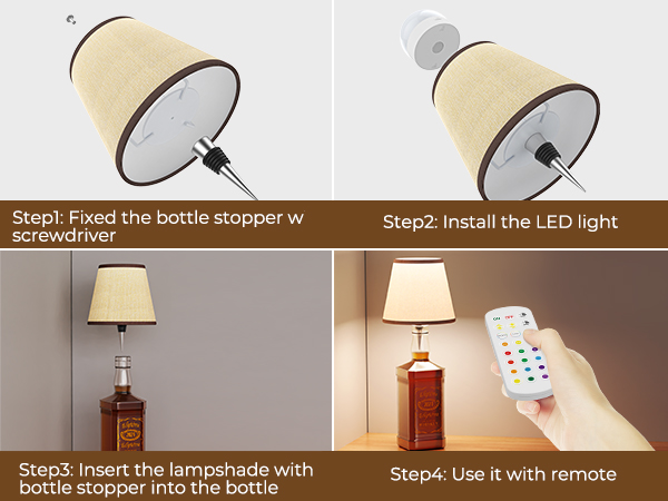 bottle stopper lamp