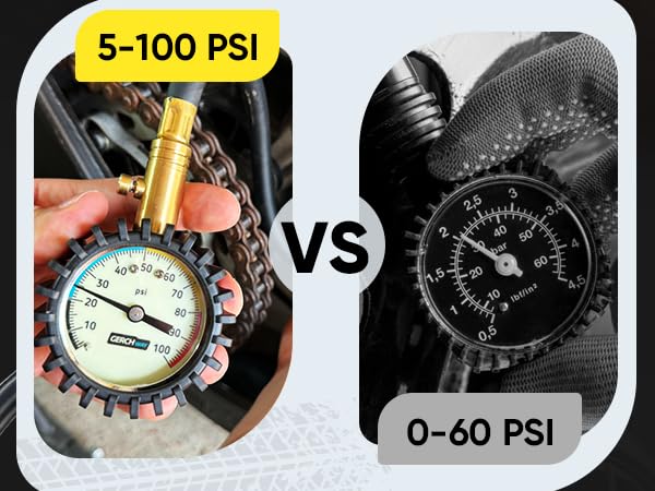 motorcycle pressure gauge