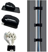 Under Desk Cable Management, Adjustable Hook and Loop Cord Ties, Reusable Wire Organizer,