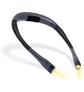 Bsdgeclogy Book Light, 3-Color &amp; 9-Brightness Reading Light, Bendable Neck Light, 80-hr Lasting R...