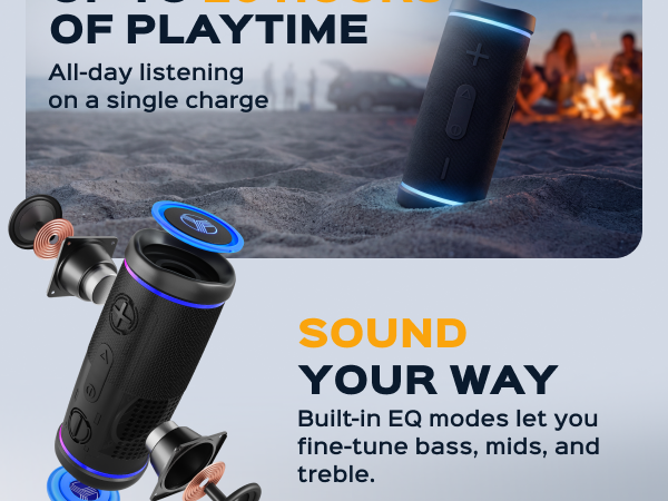 Built-in EQ modes, All-day listening