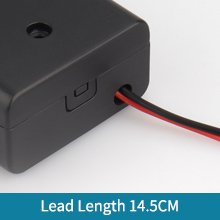 aa battery holder with leads