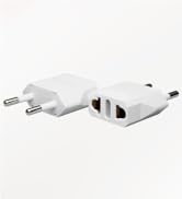 Unidapt 2-pack Europe Travel Plug Adapter, USA to European Plug Adapters, Travel from US Canada