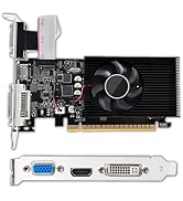 GT610 Computer Graphics Card, 2GB DDR3 64bit PCI Express X16 Gaming Graphics Card with DVI, VGA, ...