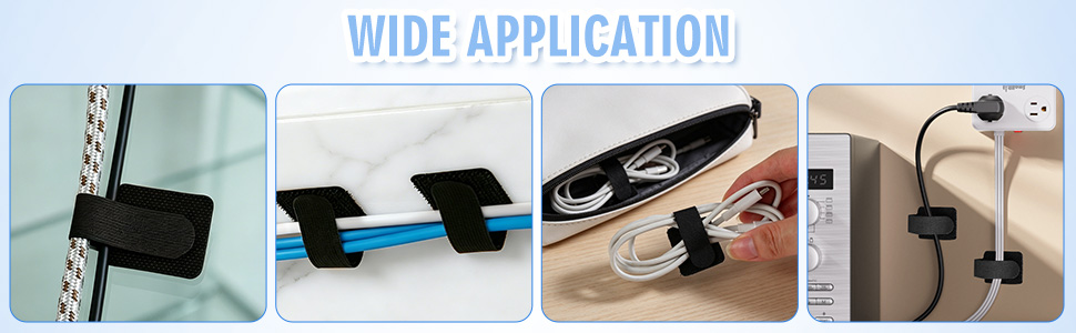 50PCS Cord Management Under Desk