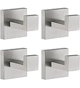 Towel Hooks for Bathrooms, Brushed Nickel Towel Hook for Kitchen Bathroom, SUS304 Stainless Steel...