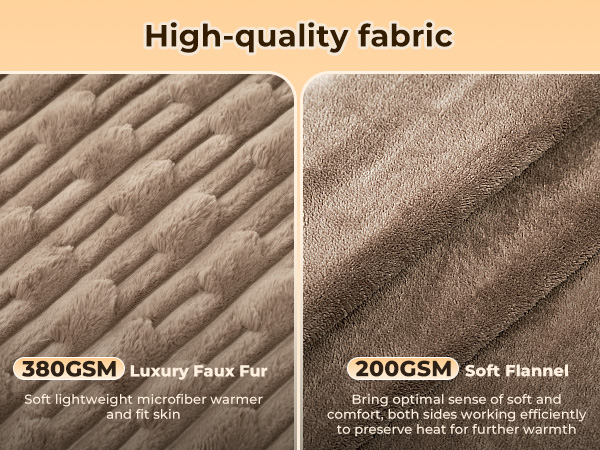 Heated Throw Blanket 50&amp;#34;x60&amp;#34;