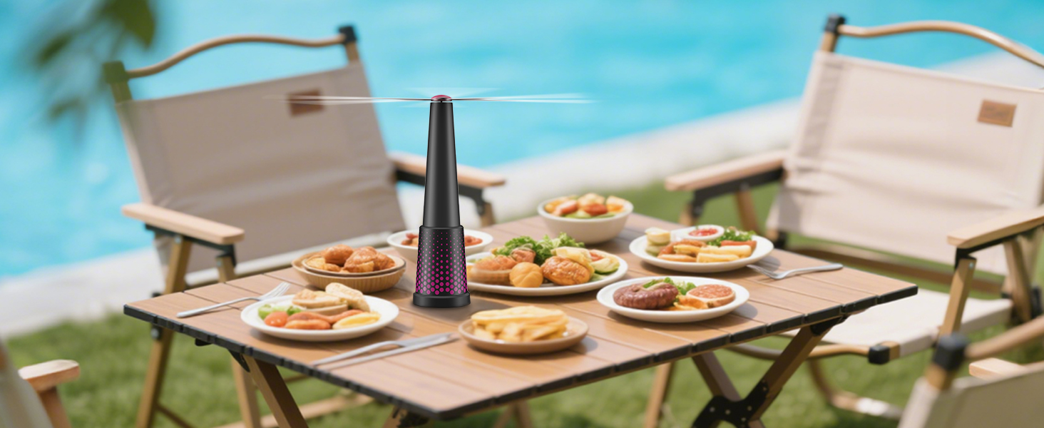 fly fan for table