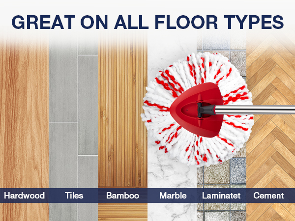 Spin mop head replacement