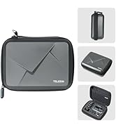 TELESIN Portable Storage Bag for DJI Osmo Action 3/4/5 Pro, Waterproof Hard Shell Travel Storage ...