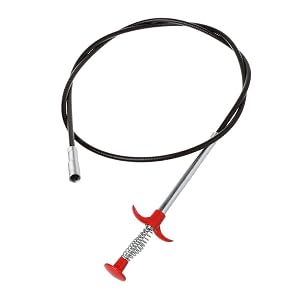Gutter grabber tool and long handled grabber claw pickup tool for plumbing and item retrieval