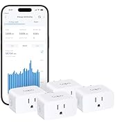 TP-Link Tapo Smart Plug Mini, Matter Compatible, Compatible with Alexa, Google Home &amp; Samsung Sma...