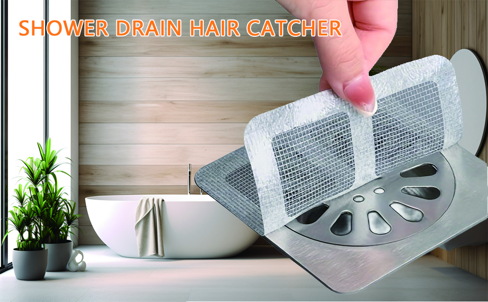 disposable shower drain hair catcher
