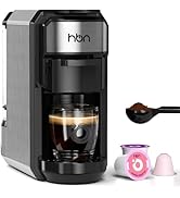 HBN 3-in-1 for Nespresso Capsule &amp; K-Cup Pods &amp; Ground Coffee Multi Coffee Maker Single Serve, 19...