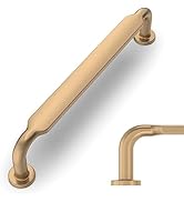 Amerdeco 10 Pack Champagne Bronze Cabinet Pulls 5 Inch(128mm) Hole Centers Kitchen Cabinet Handle...