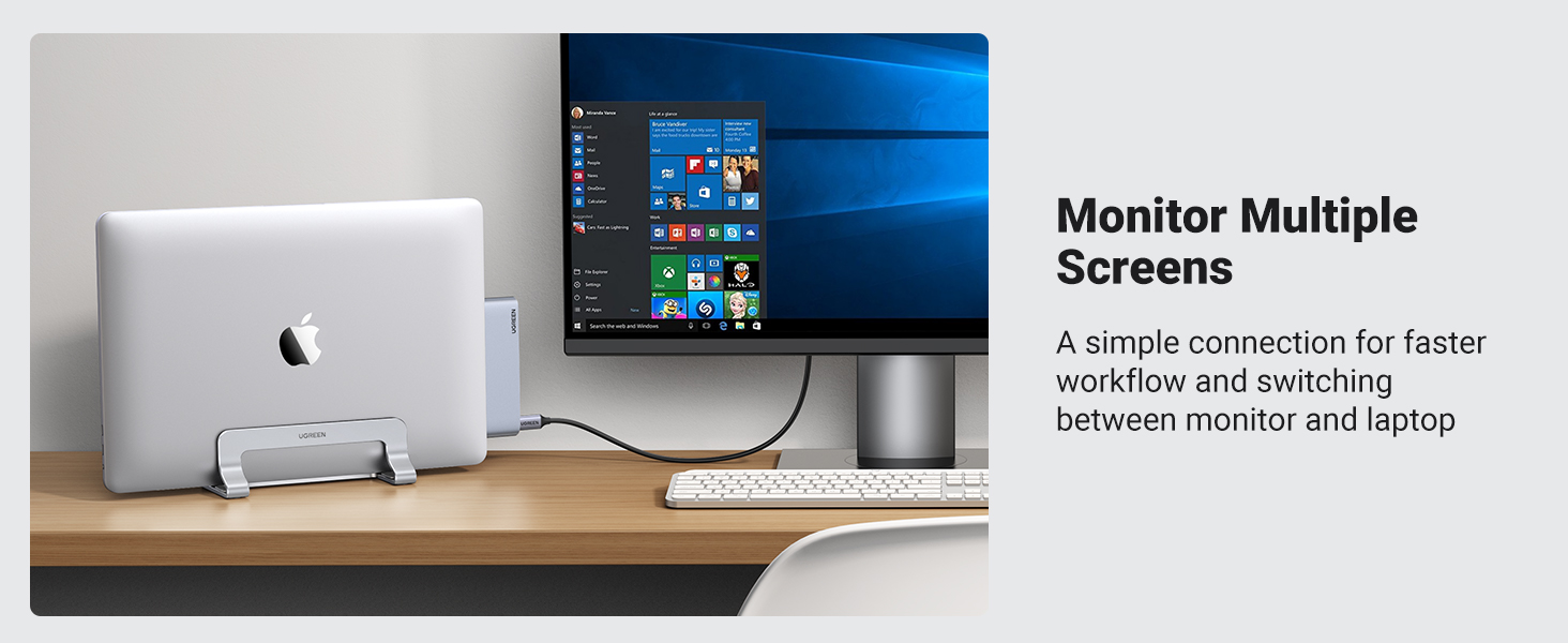 vertical laptop stand