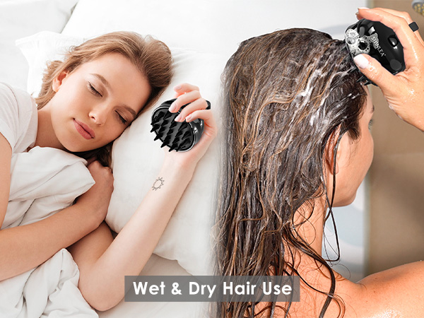 Wet Dry Hair Brush for Scalp Care