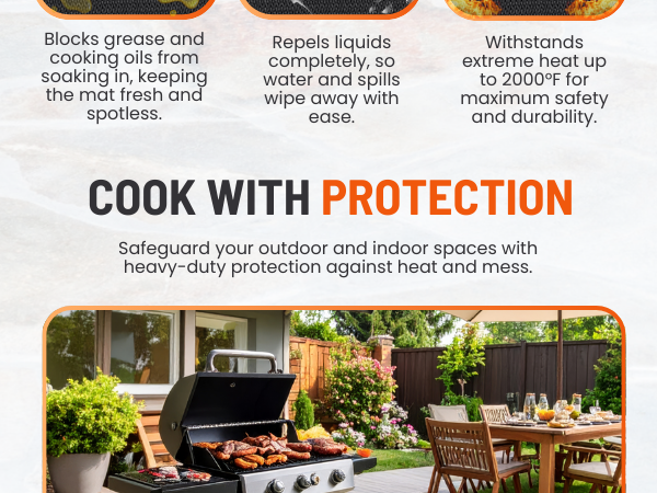 under grill mat