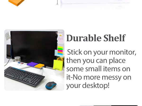post it holders monitor note holder side panel computer monitor sticky notes