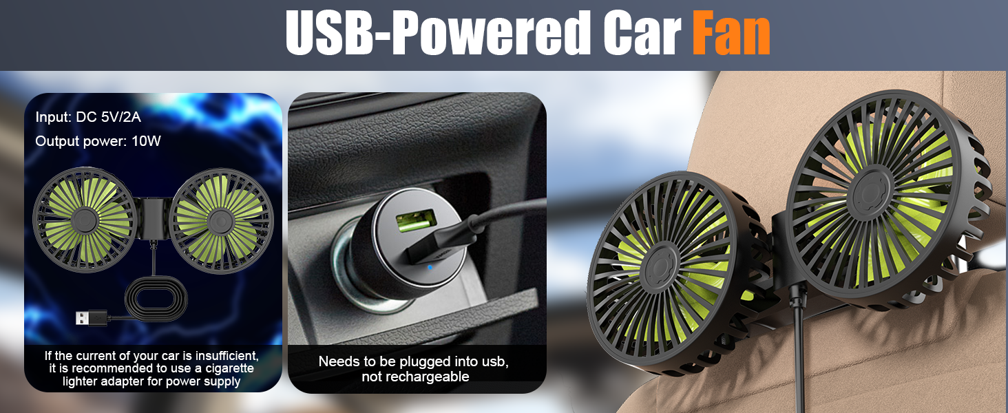 fan for car seat baby