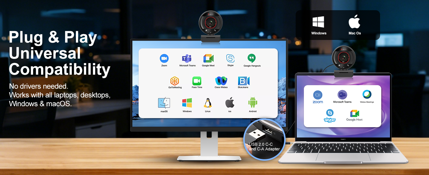 4k webcam for laptop