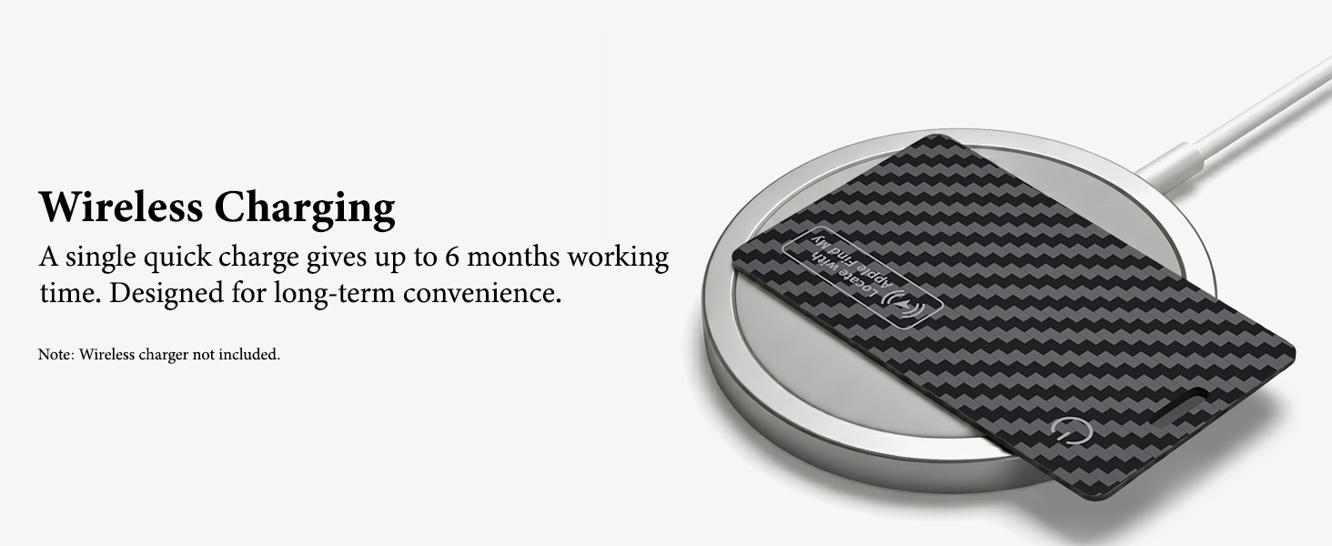 wireless charging tracker card, Say Goodbye to Disposable Batteries
