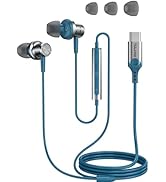 SOLMIMI USB C Headphones Corded for Samsung S22 S21 Ultra S20 S23 Fe,iPhone 15 Pro Max Plus, Nois...