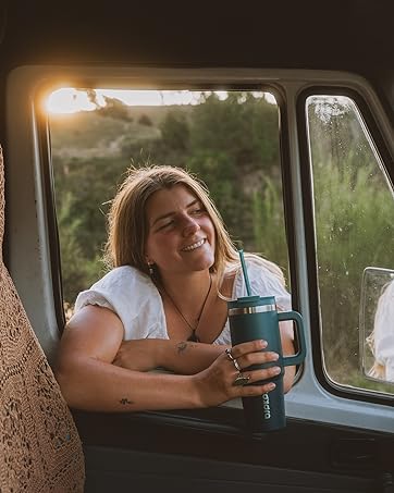 BJPKPK Tumbler With Handle And Straw