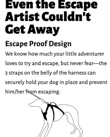 Escape proof no pull dog harness