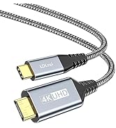 LDLrui USB C to Mini HDMI Cable 5Ft,4K@60Hz Type C to Mini HDMI 2.0 HDR Cord for Laptop,MacBook,i...
