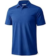 MAGCOMSEN Men's Polo Shirts Short Sleeve Collared Performance Dry Fit Breathable Golf Athletic Ca...