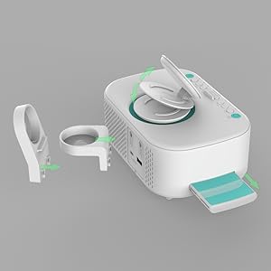breakdown of the structure showing multiple charging ports