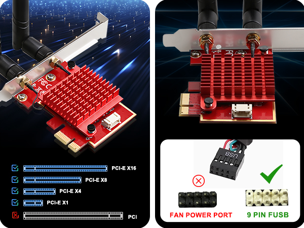 WiFi 6E PCIE 