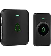 AVANTEK Wireless Door Bell, Mini CB-11 Waterproof Doorbell Chime Operating at 1000 Feet with 52 M...