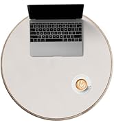 CENNBIE 23.6 Inches Round Table Mat - Cork Leather Placemats - Suitable as Side Dining Coffee Tab...