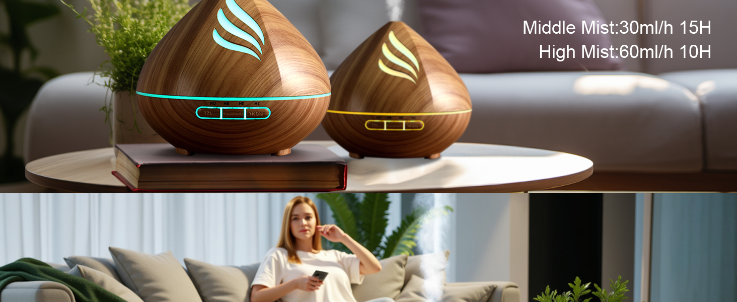 500ML Aroma Diffuser with Remote Control