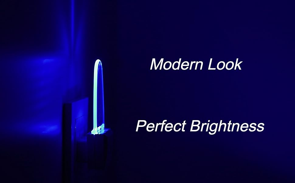 REMINDA blue night light plug into wall