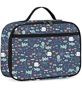rickyh style Lunch Box with Padded Liner, Spacious Insulated Lunch Bag Durable Thermal Lunch Cool...