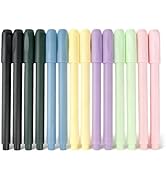 FUNLAVIE 14 Pcs Adjustable Pencil Extenders for Artists, Macaron Colors Pencil Lengthener &amp; Color...