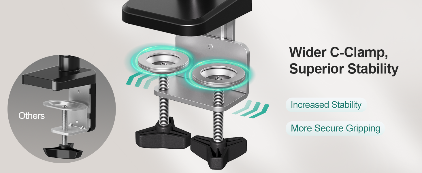 heavy duty monitor arm