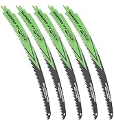 WORKPRO 15-Inch Arc Edge Reciprocating Saw Blades, 6TPI for Pruning, 5 Pack | Extra-Long Arc Edge...
